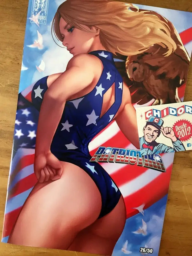 Comic - Patriotika #1 Artgerm Homage Limitada Numerada 50