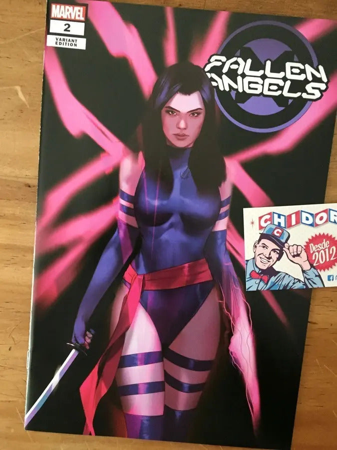 Comic - Fallen Angels #2 Psylocke Trade Dress Oliver Variant
