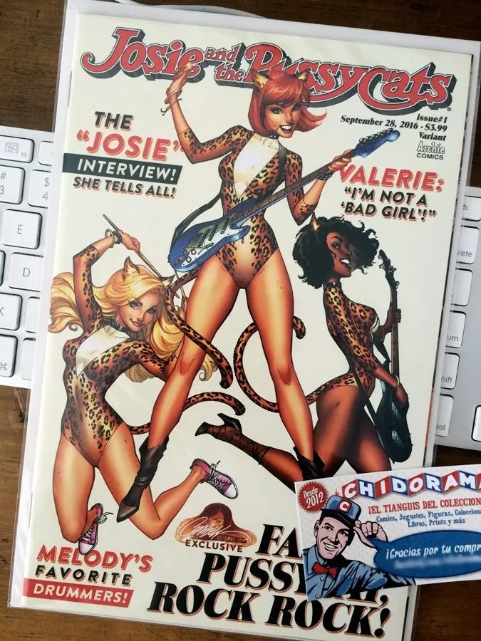 Comic - Josie And The Pussycats #1 Scott Campbell Variant