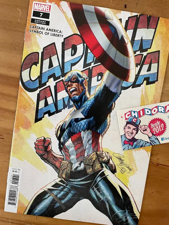 Comic - Captain America Symbol Of Liberty #1 Scott Campbell