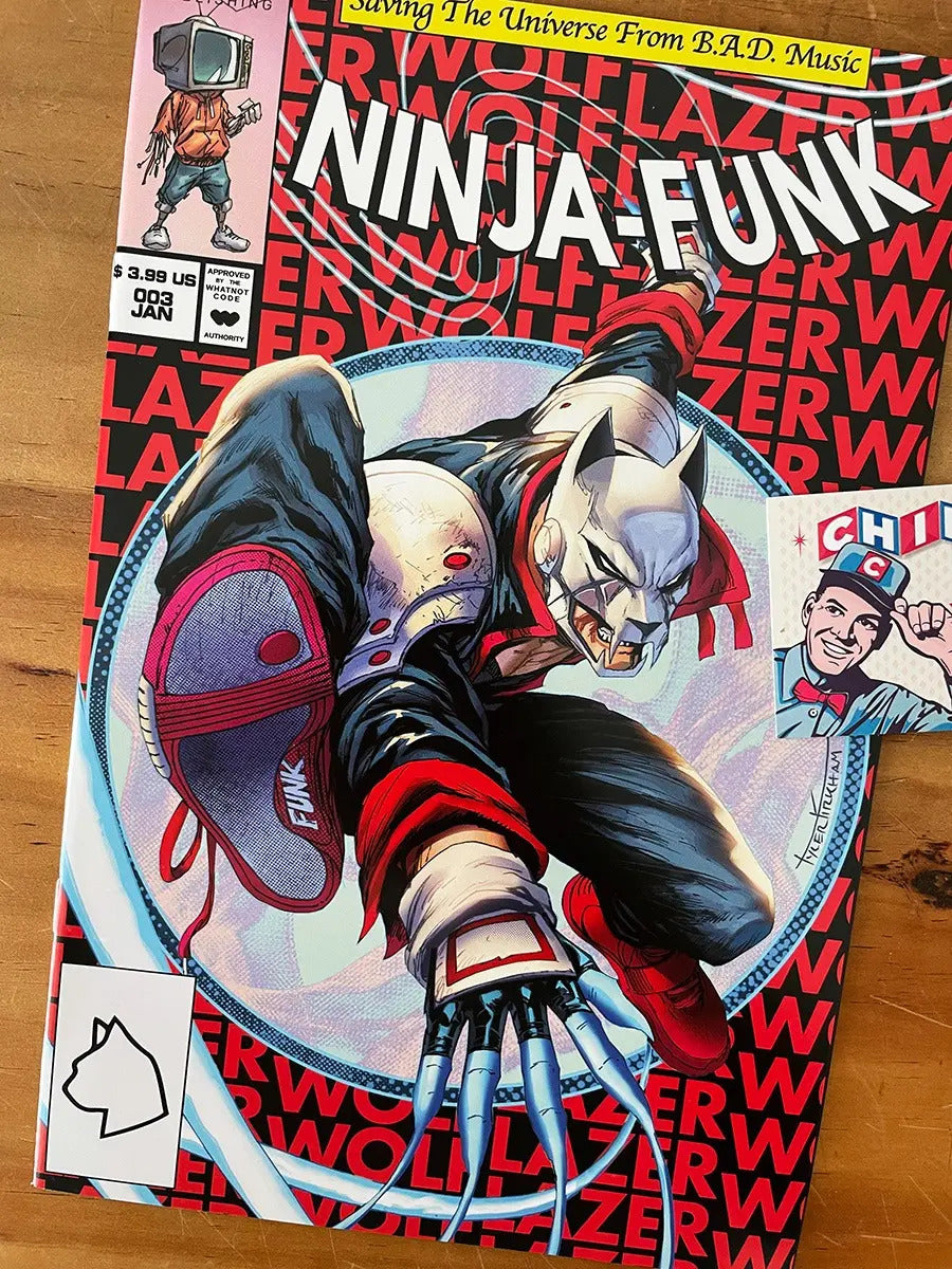 Comic - Ninja Funk #3 Tyler Kirkham Asm #300 Homage