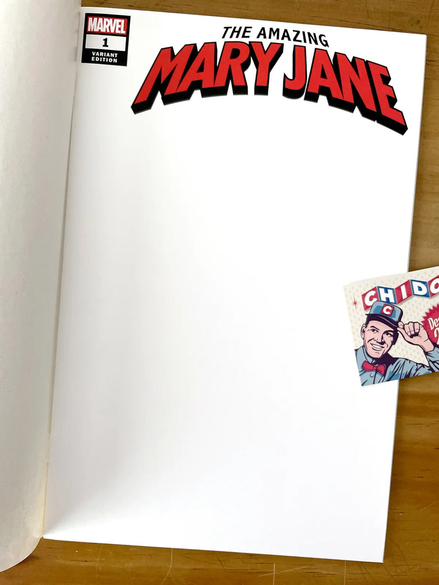 Comic - Amazing Mary Jane #1 Spider-man Blank Variant