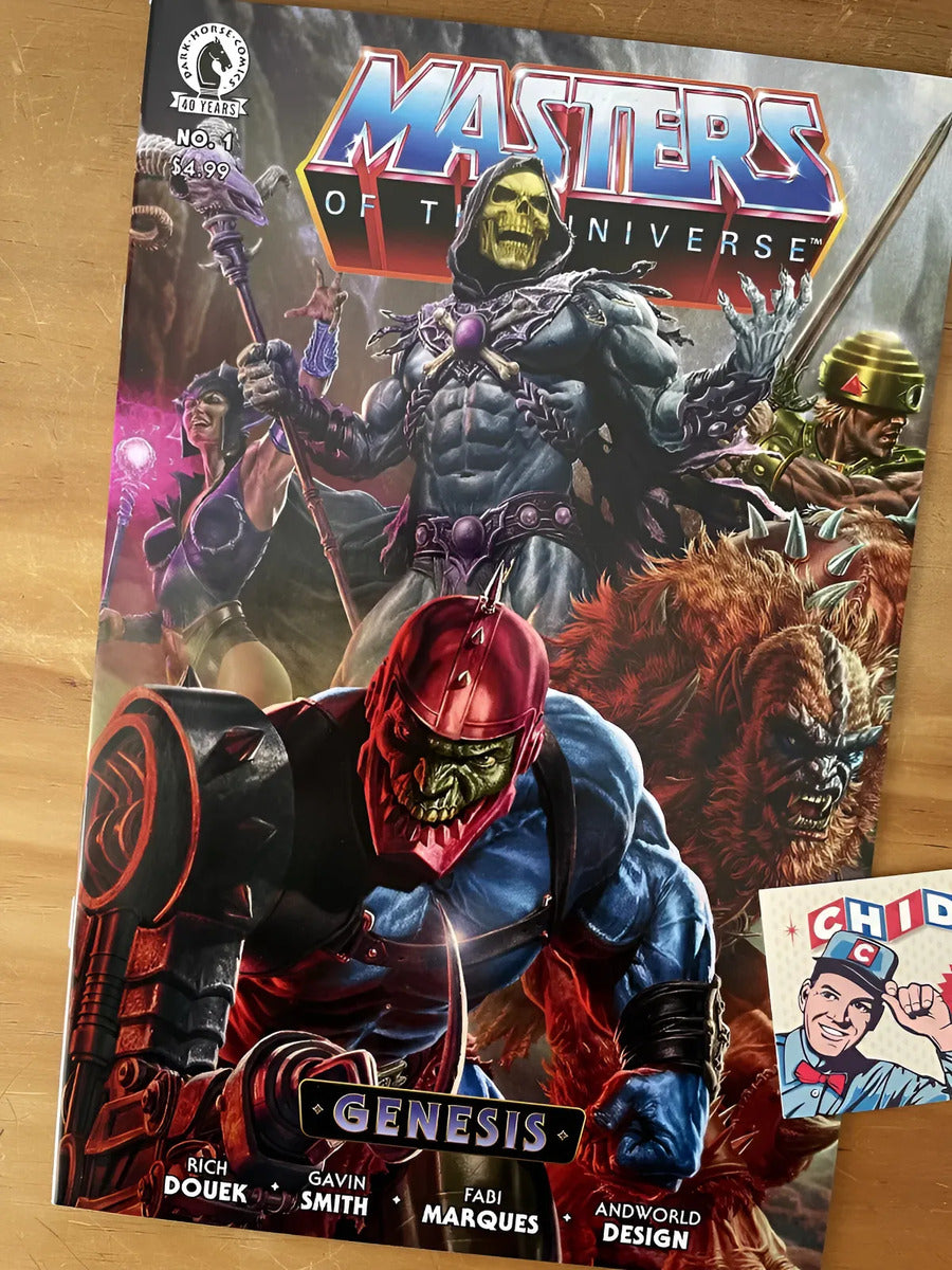 Comic - Masters Of The Universe #1 Bermejo Skeletor Trap Jaw
