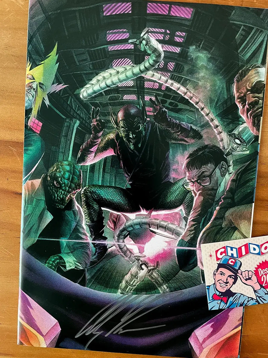 Comic - Amazing Spider-man 1 Sinister 6 Alex Ross Firma Coa