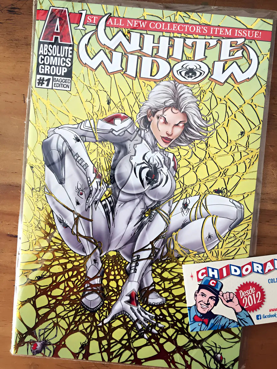 Comic - White Widow #1 Tyndall Torment Spider-man Gold Foil