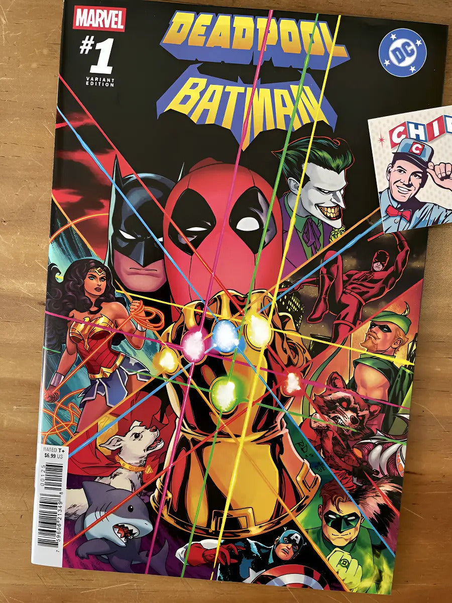 Comic - Batman Deadpool 1 Infinity Gauntlet Dauterman Snyder