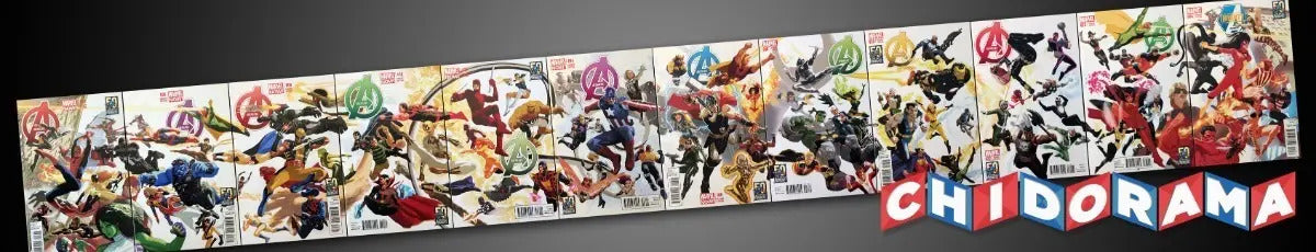 Comic Set - Avengers 50th Anniversary Acuna Spider-man Hulk