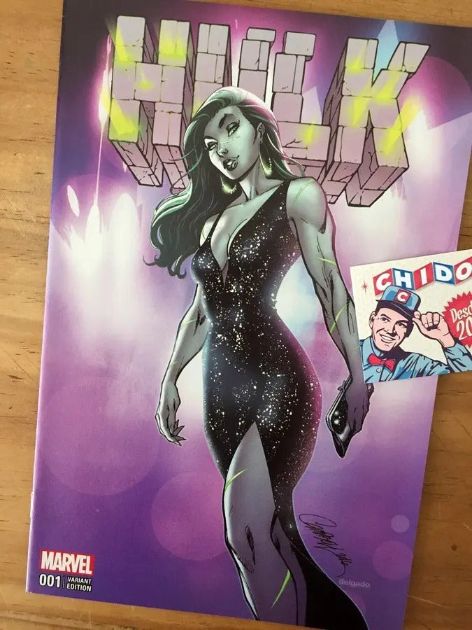 Comic - Hulk #1 Scott Campbell She-hulk Color
