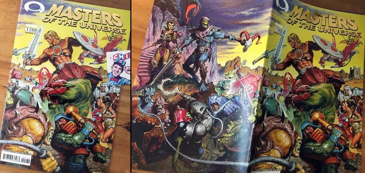 Comic - Masters Of The Universe #1 Foil He-man Skeletor