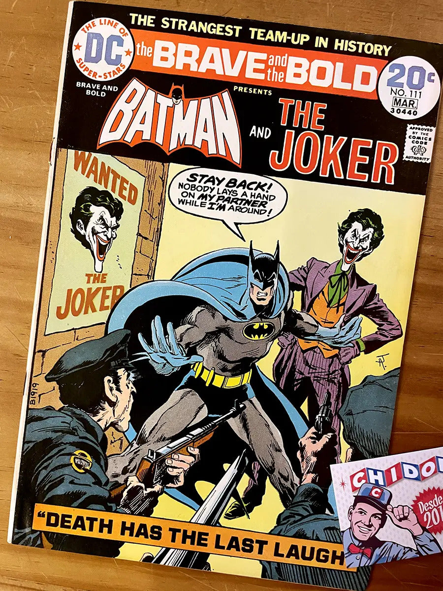 Comic - The Brave And The Bold #111 Joker Batman