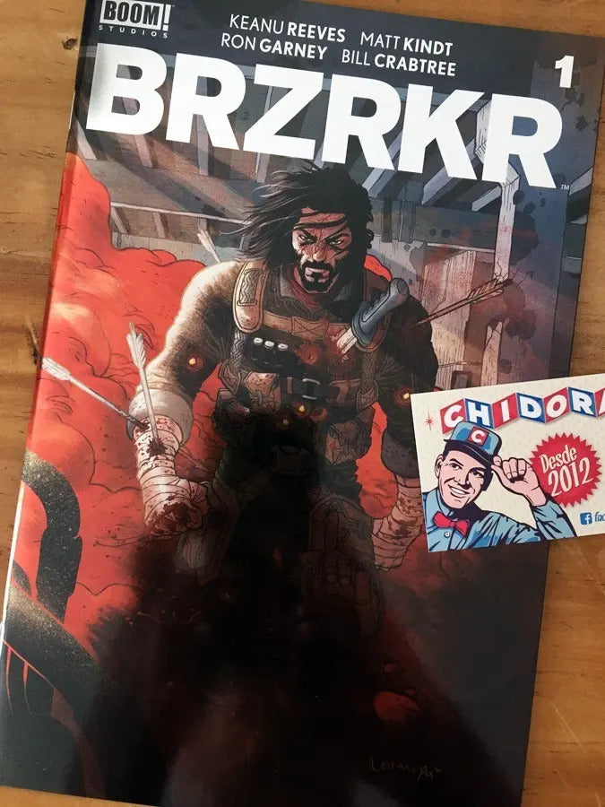 Comic - Brzrkr Berzerker #1 Keanu Reeves Cover C Foil