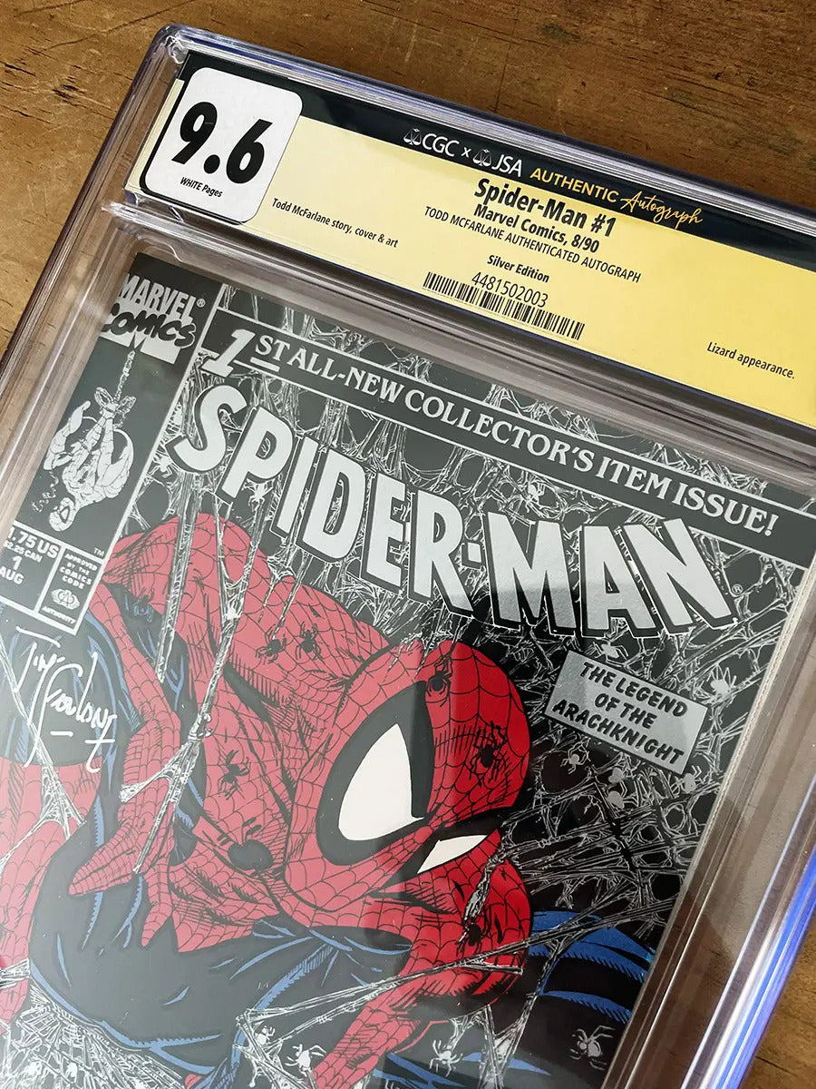 Comic Cgc - Spider-man #1 Torment Silver Todd Mcfarlane 9.6