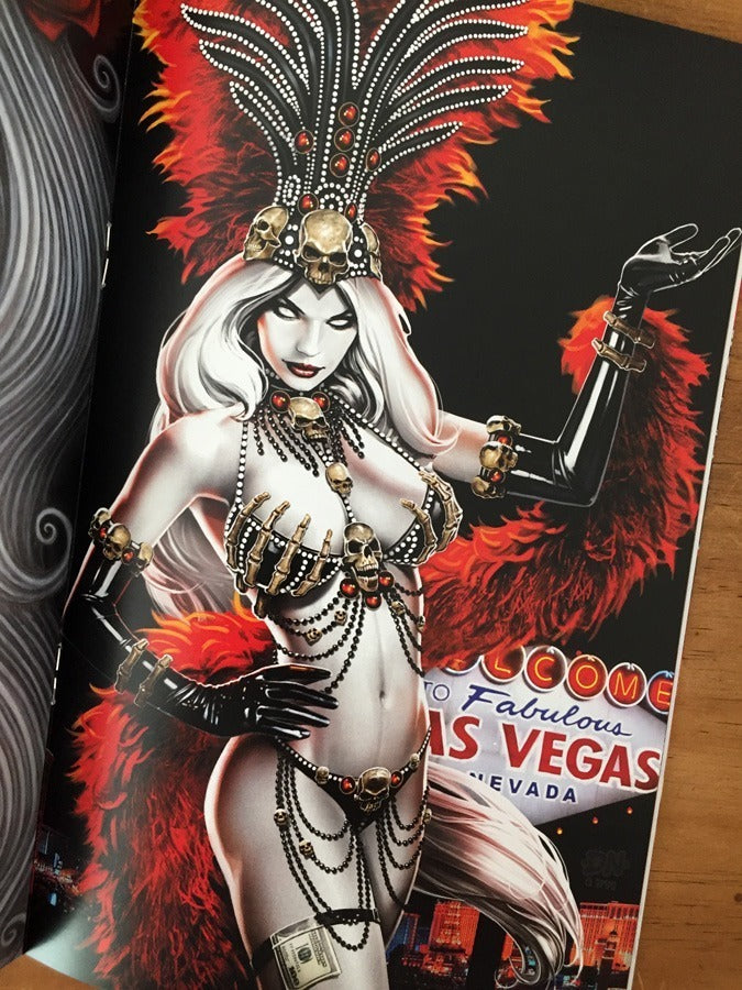 Comic - Lady Death Echoes #1 Mike Debalfo Naughty Firma Coa