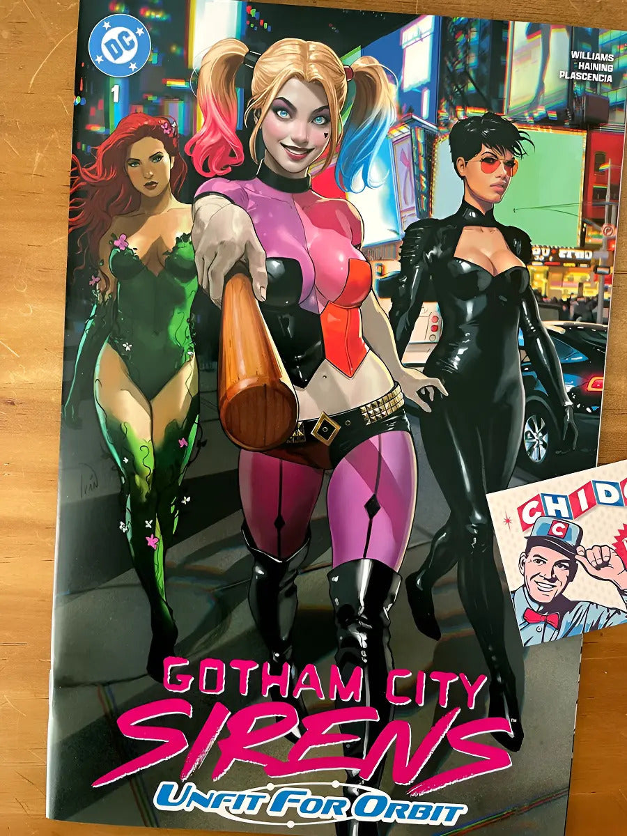 Comic - Gotham City Sirens #1 Talavera Harley Quinn Catwoman