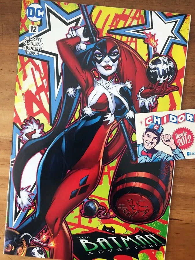 Comic - Batman Adventures #12 Megacon Jonboy Harley Quinn