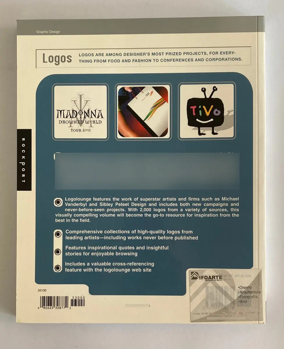 Libro - Logo Lounge Vol 1, 2, 6 Catharine Fishel Diseño