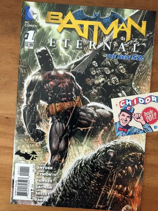 Comic - Batman Eternal #1 Jason Fabok Scott Snyder
