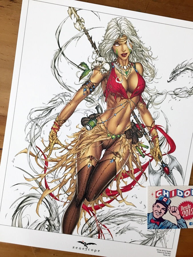 Print Set - Posters Jamie Tyndall Art 4 Litografías Sexy