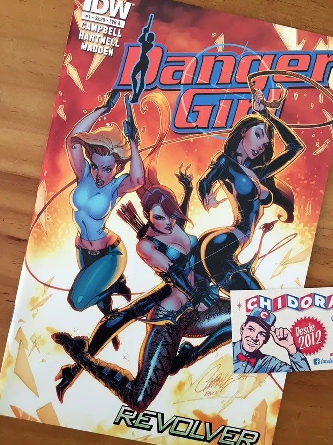 Comic - Danger Girl Revolver #1 Scott Campbell Variant