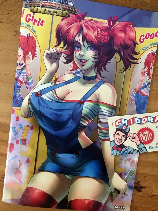 Comic - Patriotika United #1 Chucky Doll Good Guy Sexy Var
