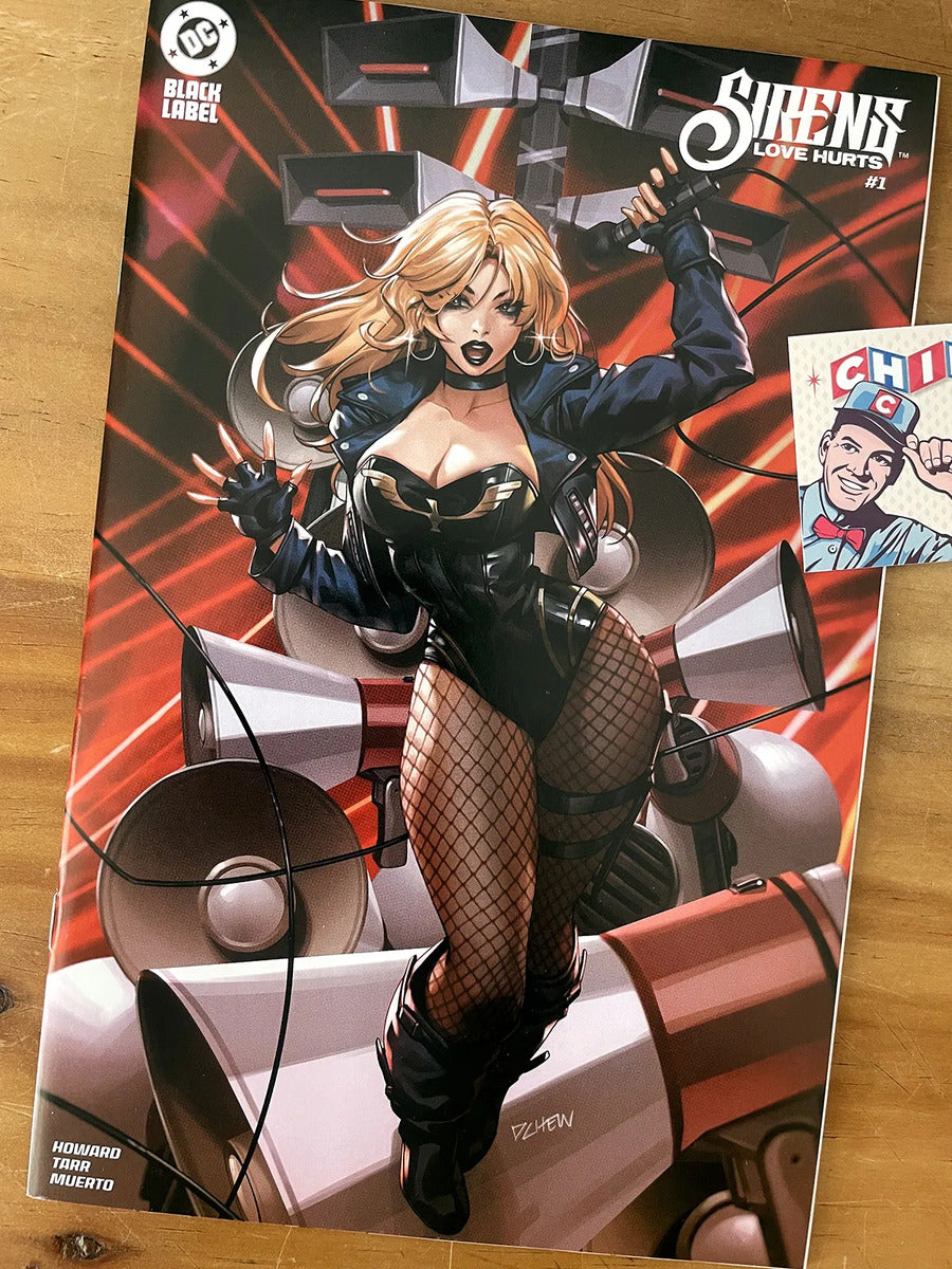 Comic - Sirens Love Hurts #1 Derrick Chew Black Canary