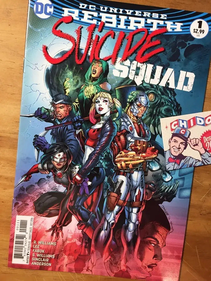 Comic - Suicide Squad Rebirth 1 Jim Lee Williams Sinclair Hq