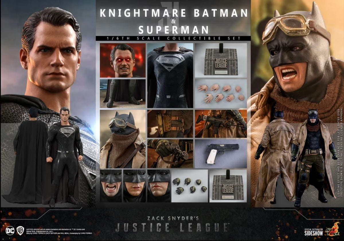 Figura - Knightmare Batman Superman Justice League Hot Toys
