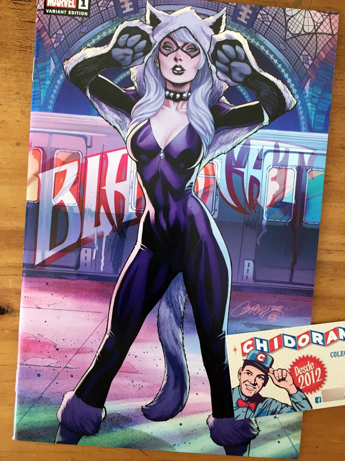 Comic - Black Cat #1 Scott Campbell Sexy Frankie's Cover B