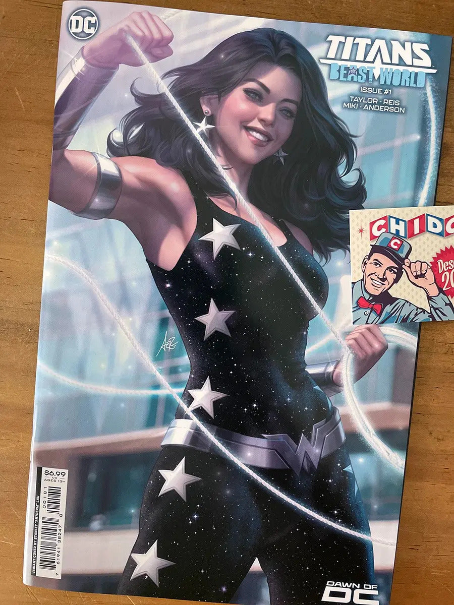 Comic - Titans Beast World #1 Artgerm Sexy Wonder Woman