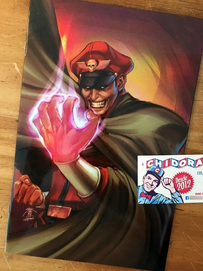 Comic - Street Fighter #3 Power Foil Major Bison Chrome