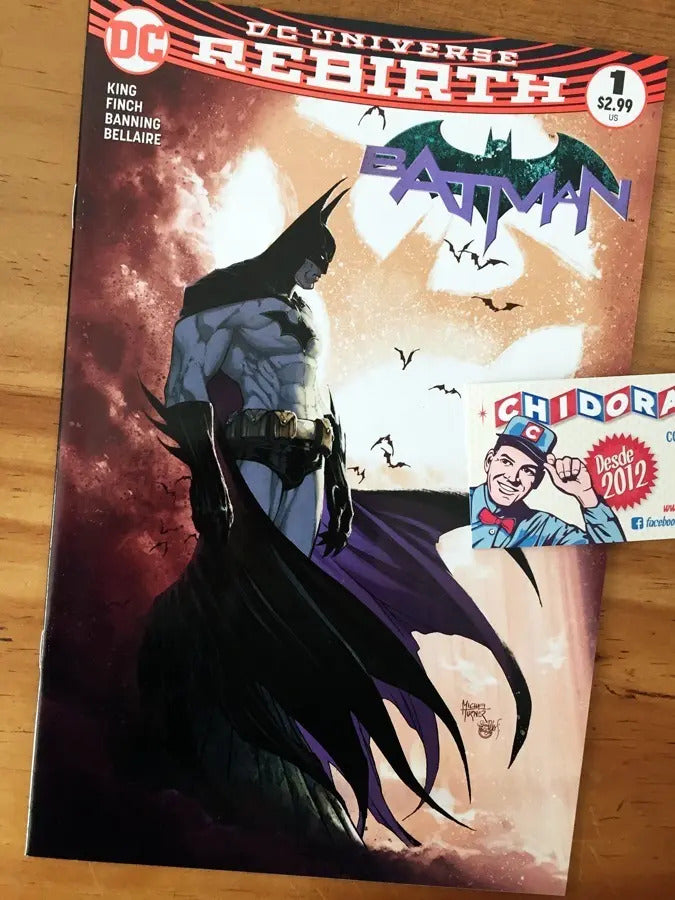 Comic - Batman Rebirth #1 Michael Turner Scott Snyder