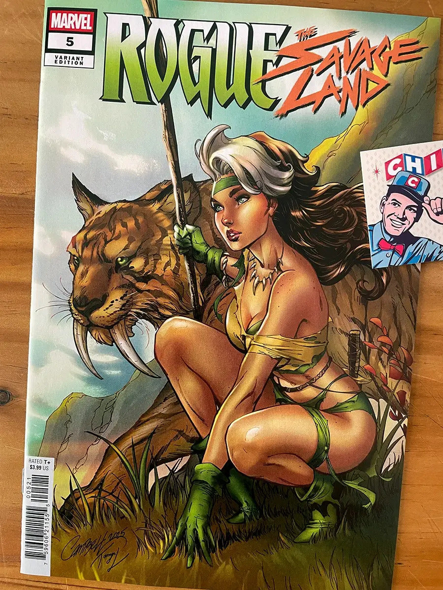 Comic - Rogue Savage Land #5 Scott Campbell Variant Sexy