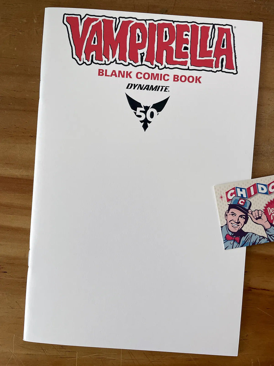 Comic - Vampirella 50th Anniversary Blank Variant
