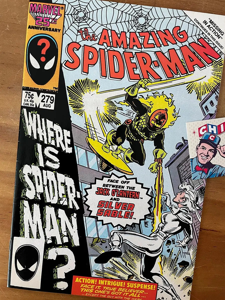 Comic - Amazing Spider-man #279 Silver Sable Jack O'lantern