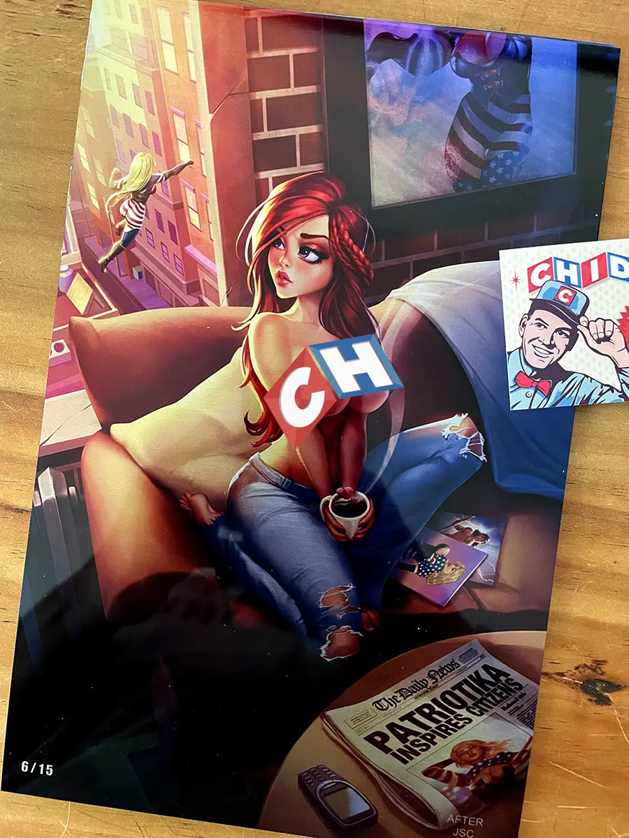 Comic - Patriotika Amazing Spider-man #601 Campbell Zork C
