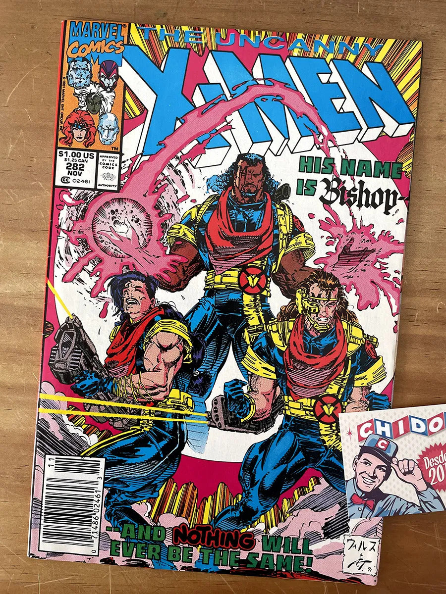 Comic - Uncanny X-men #282 Portacio 1era App Bishop