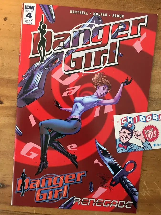 Comic - Danger Girl Renegade #4 Scott Campbell