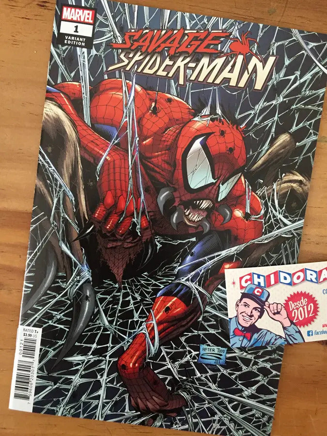 Comic - Savage Spider-man #1 Torment Homage Sandoval