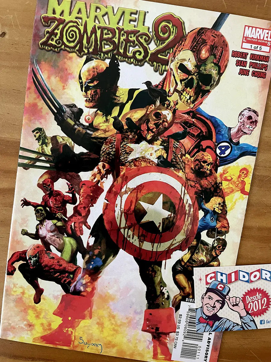 Comic - Marvel Zombies 2 #1 Suydam Wolverine Secret Wars