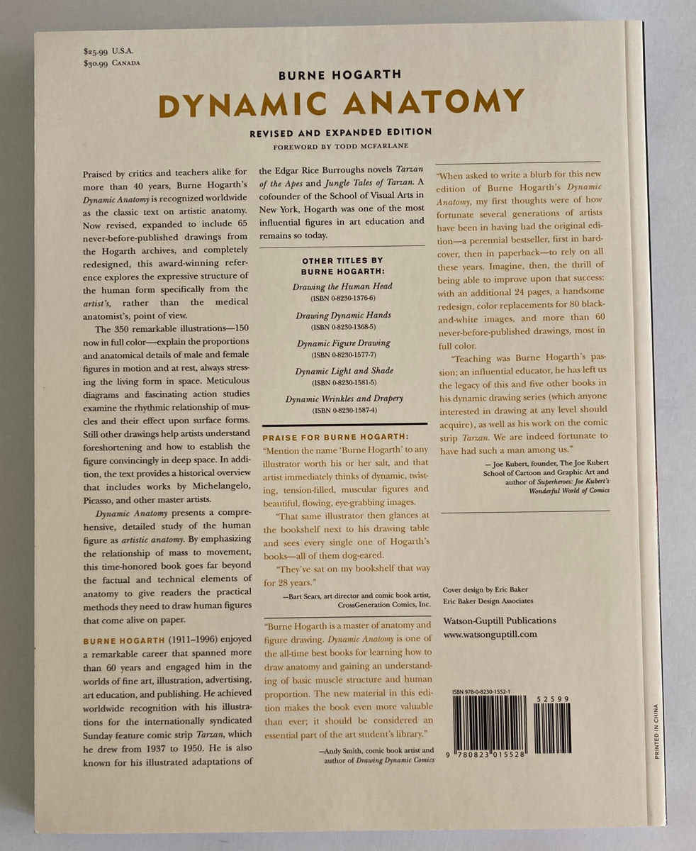 Libro - Dynamic Anatomy Dibujo Anatómico Burne Hogarth