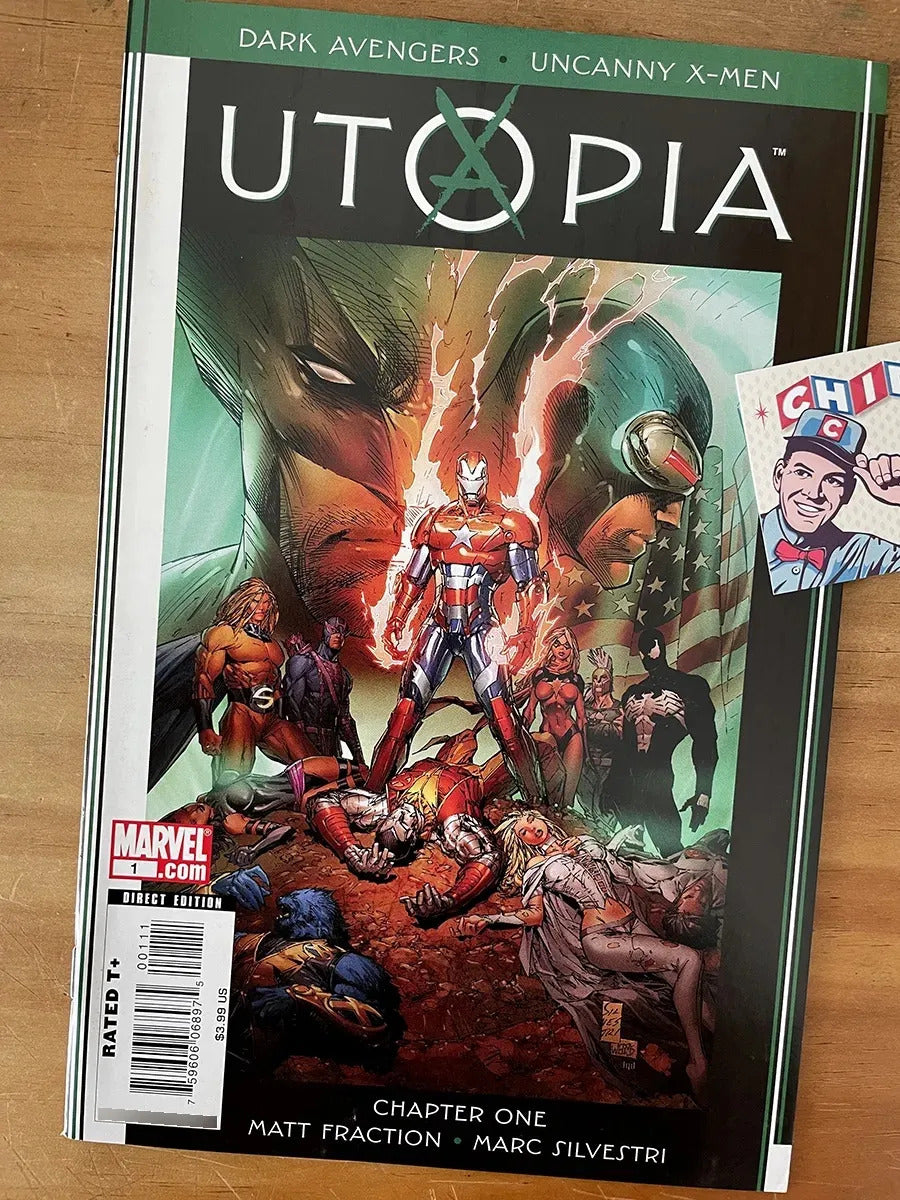 Comic - Dark Avengers Uncanny X-men Utopia Marc Silvestri