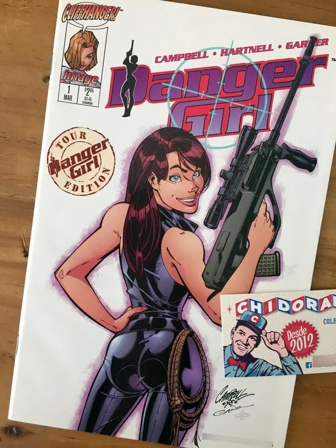 Comic - Danger Girl #1 Tour Edition Scott Campbell Variant