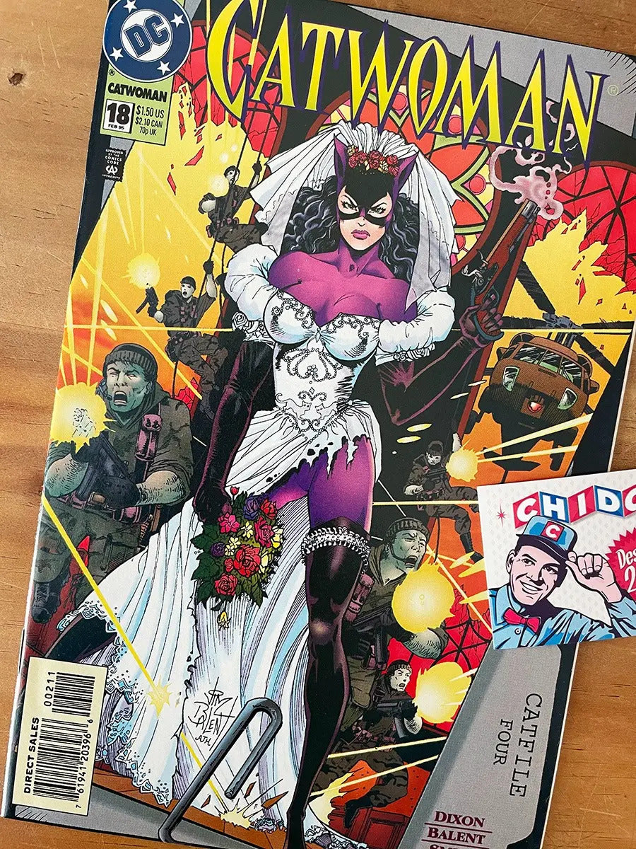 Comic - Catwoman #18 Boda 1993 Jim Balent Sexy