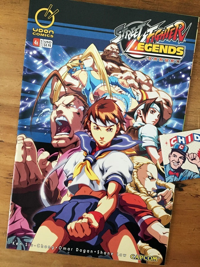 Comic Set - Street Fighter Legends Cammy Chun Li Sakura