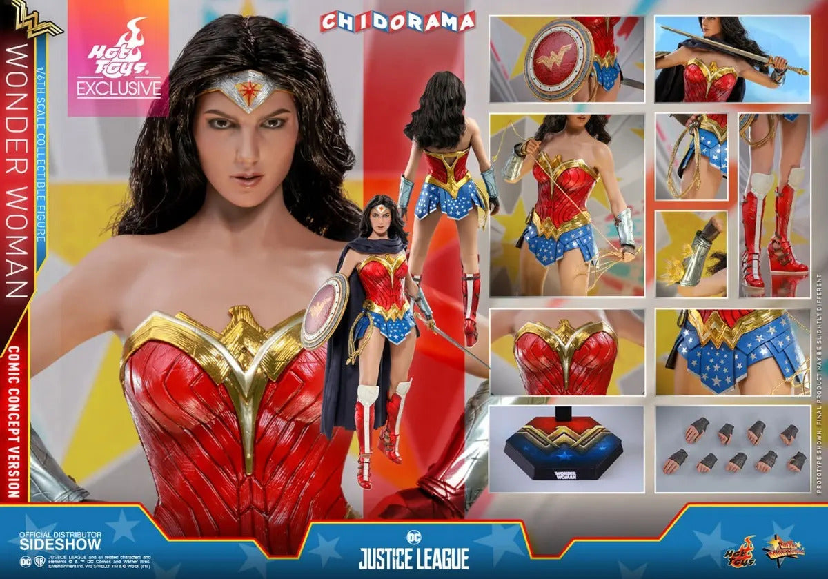 Figura - Wonder Woman Comic Concept Version Hot Toys Nueva