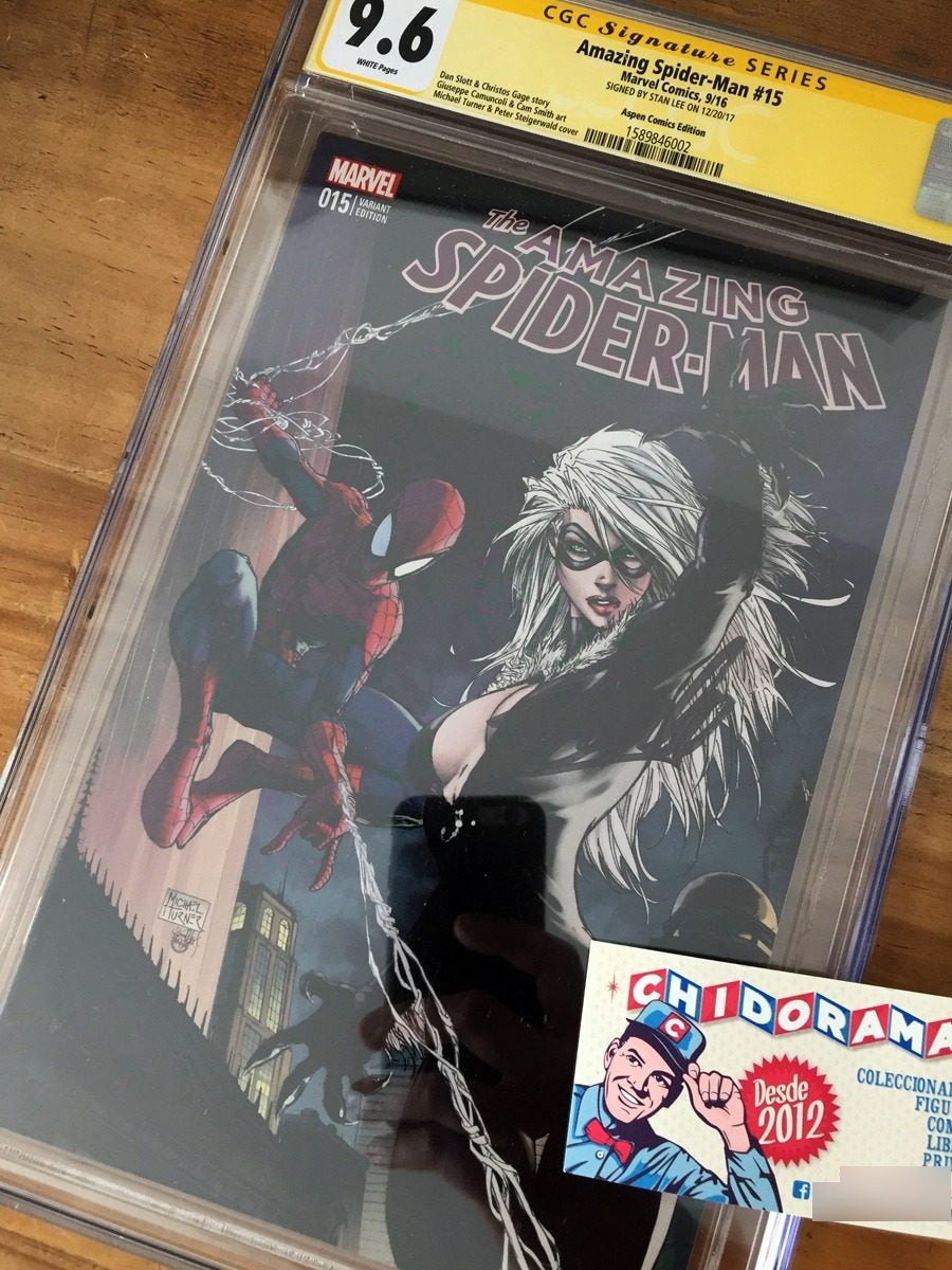 Comic Cgc - Amazing Spider-man #15 Turner Stan Lee Firmado
