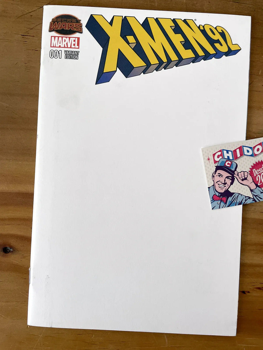 Comic - X-men '92 #1 Blank Variant