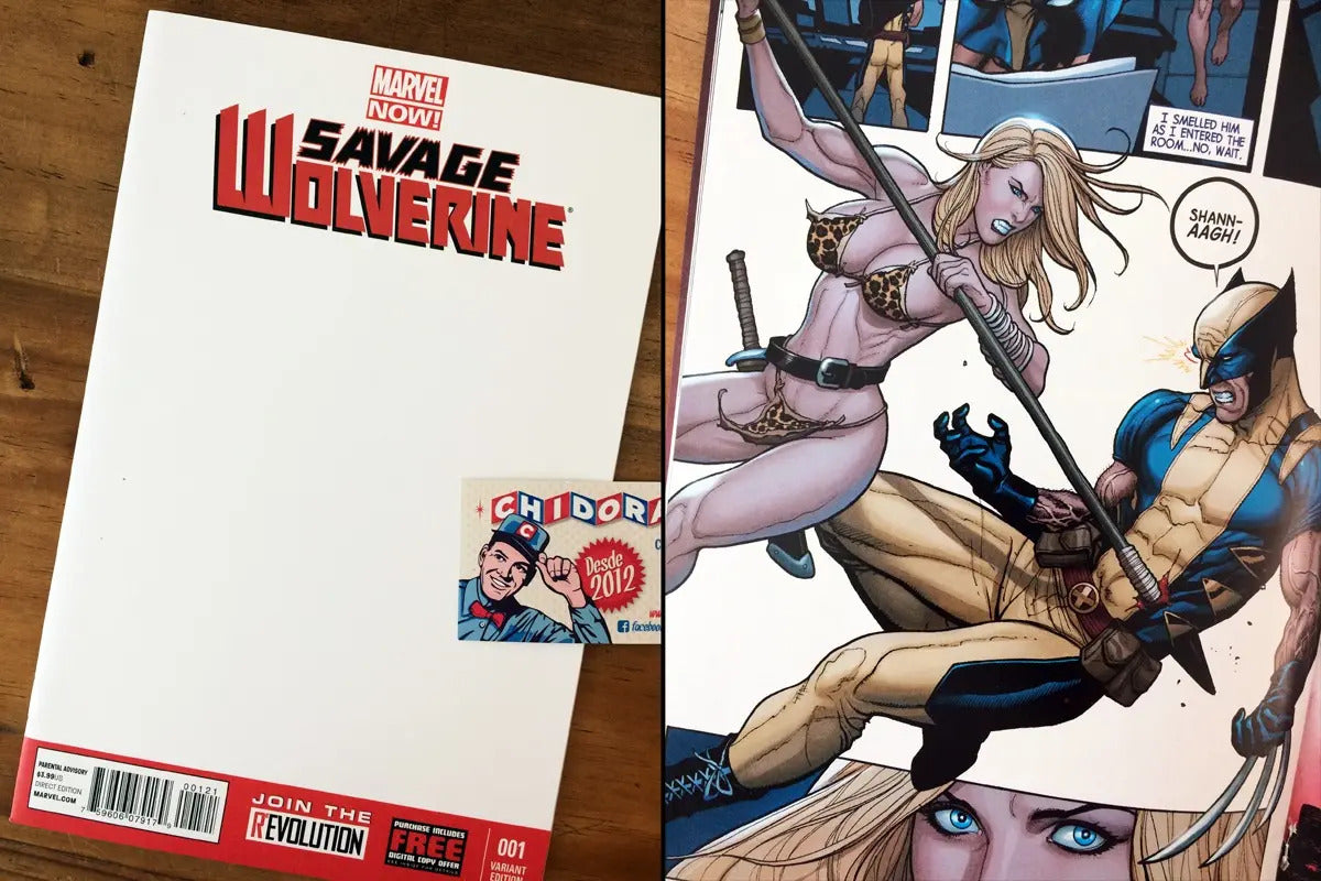 Comic - Savage Wolverine #1 Frank Cho Blank Cover