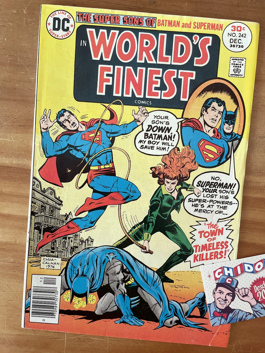 Comic - World's Finest #242 Superman Batman