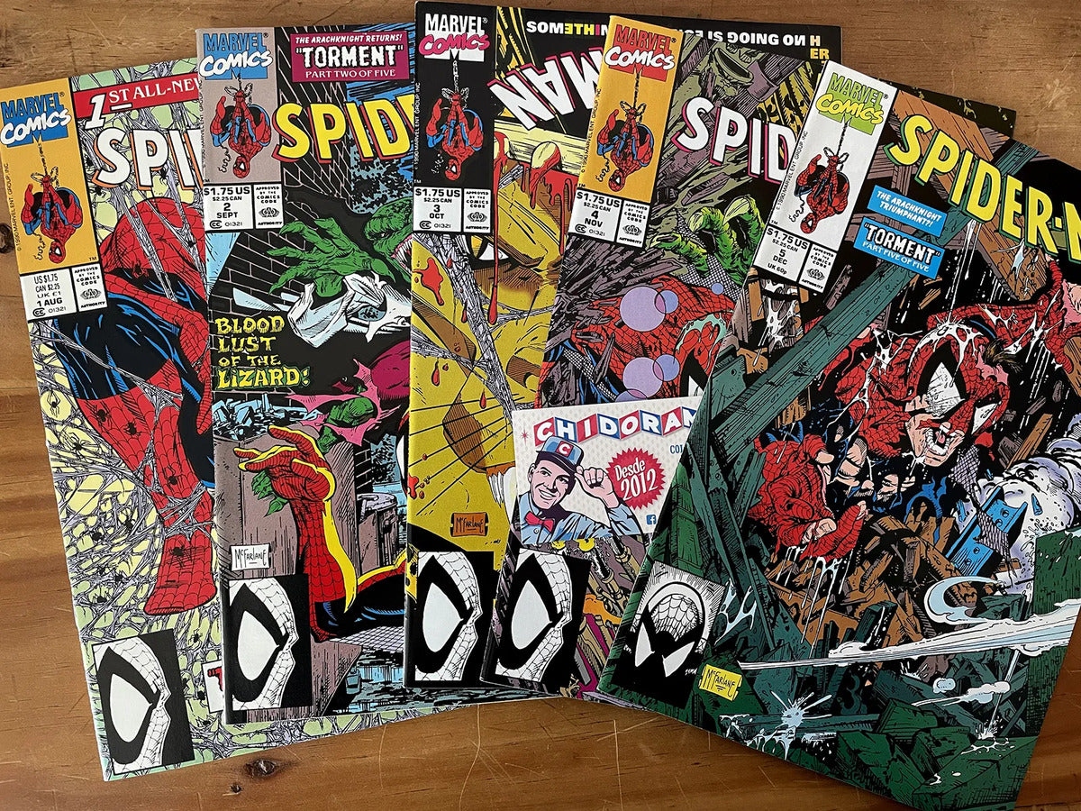 Comic Set - Spider-man #1-5 Torment Todd Mcfarlane Completo